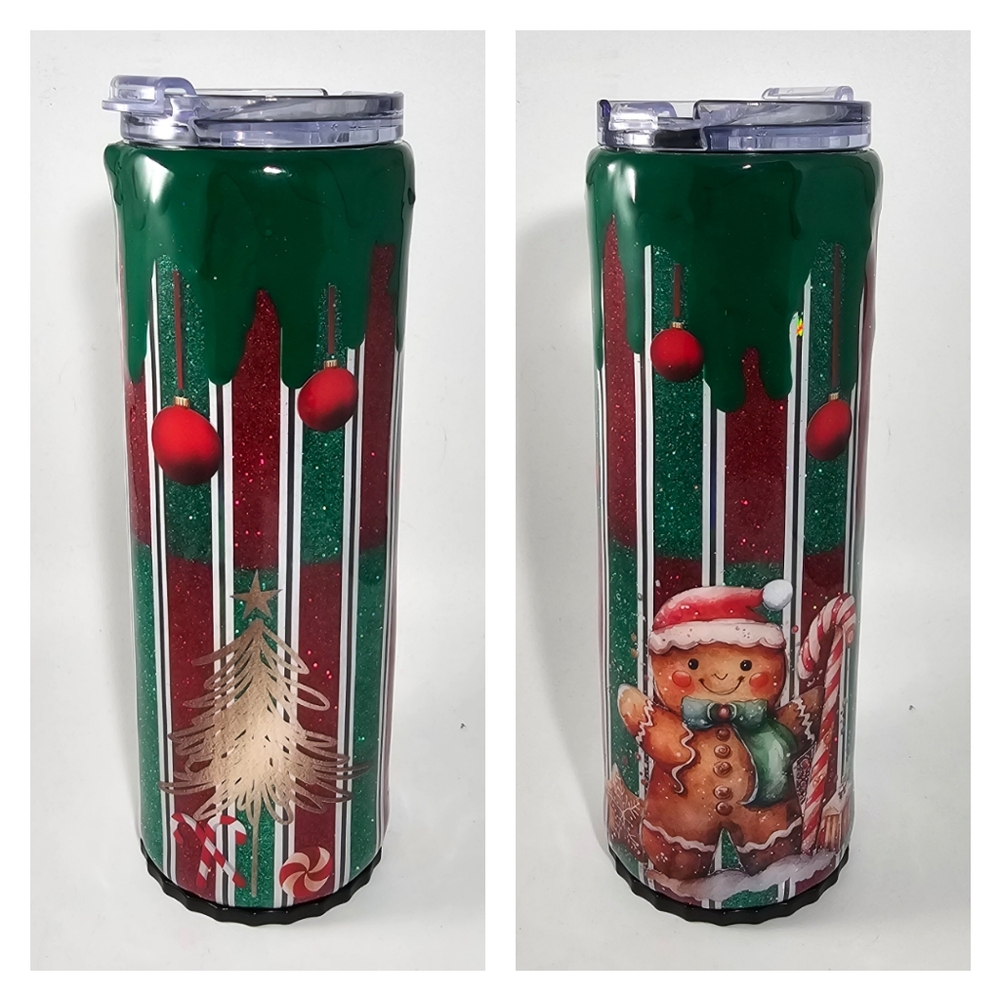 20oz Christmas Theme Tumbler